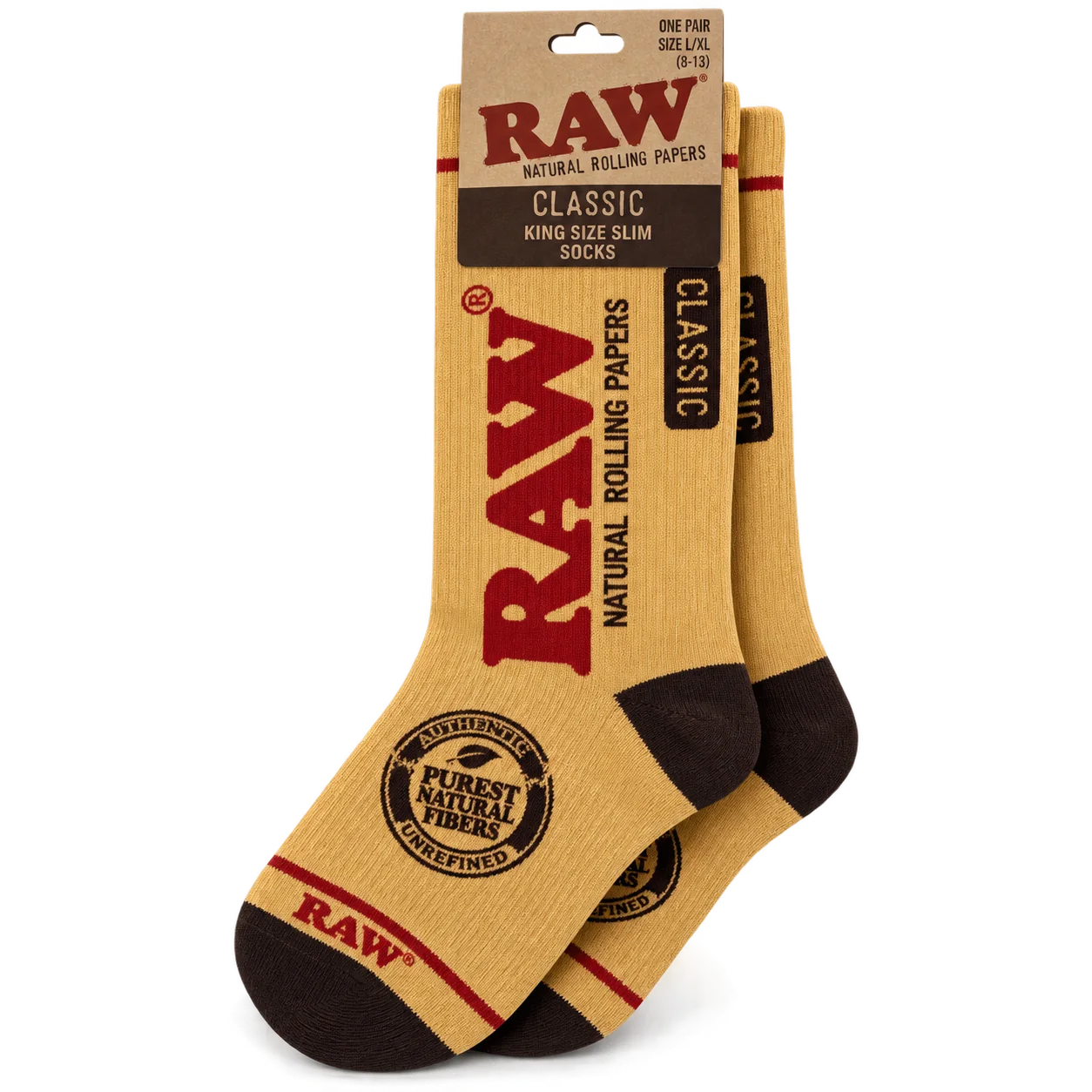 RAW Classic King Size Slim Socks · Amarillo